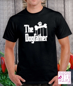 koszulka czarna meska dogfather